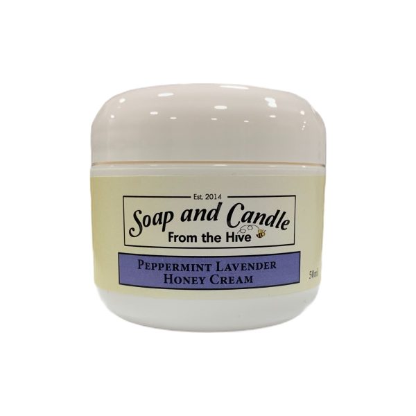 Peppermint Lavender Honey Face Cream - For Dry Skin, 50mll